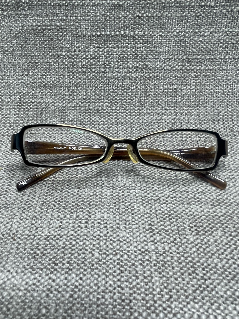 Baby Phat Eyeglasses Frame Mod.121 Women Gunmetal Full Rim Rectangular